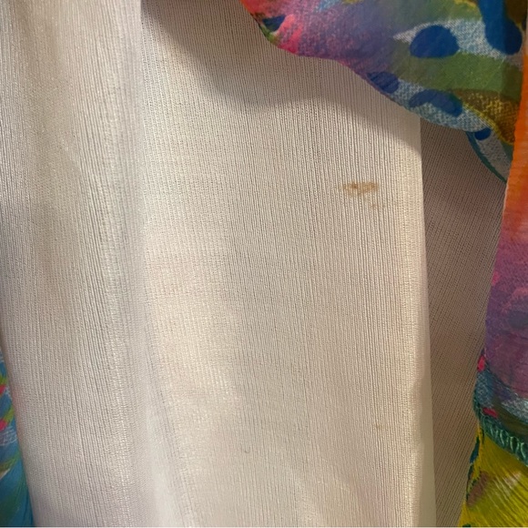 Tropical Colorful Strappy High Low Angie Dress | Floral Pattern Wedding Summer - Picture 10 of 12